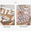 4-Tier Shoe Rack, Small Shoe Rack Organizer, Modern Hallway Shoe Storage, Free Standing Space Saving Shoe Shelf for Apartment 6