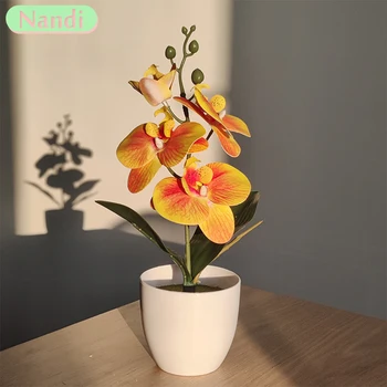 Artificial Butterfly Orchid Bonsai 1