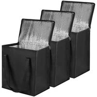 3Pcs Wood Pellet Storage Containers Fuel Pellet Storage Bag For Smoker Black Wood Pellet Storage Containers For Outdoor Picnic 2