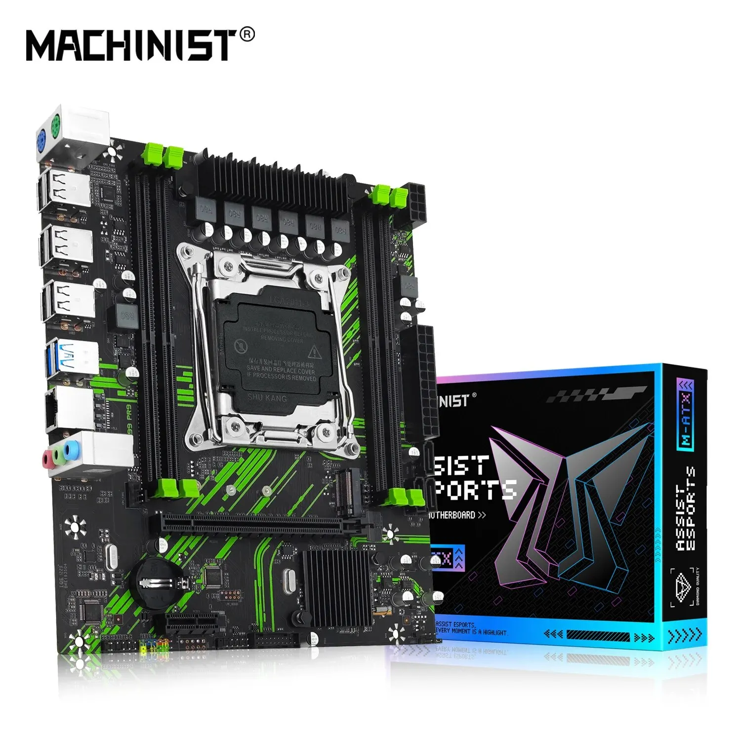 Scheda Madre X99 LGA 2011‑3, Scheda Madre del Computer per Scheda Madre del Server Scheda Madre X99 LGA 2011‑3, Scheda Madre del Computer per Scheda Madre del Server