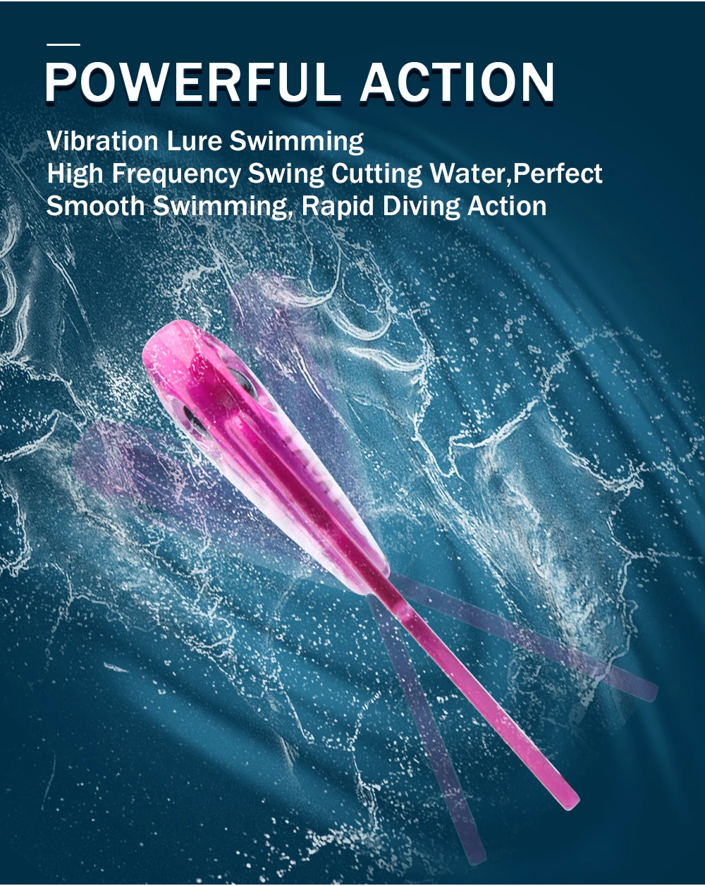 GOBASS VIB Angelköder 3,5 g 5 g 7 g künstliche Klinge Metall Jig Köder Drillinge sinkende Wobbler Vibration Löffel Swimbait Tackle – Detail 5