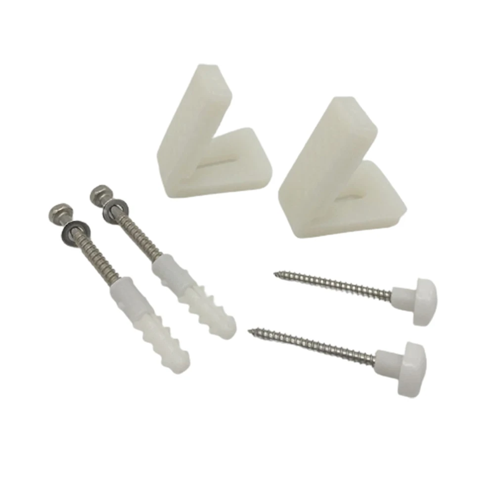Bathroom Accessories 1 Set L-type Toilet Foot Mounting Screws Bathroom Angled Floor Wc Toilet Pan Bidet Or Semi Pedestal Fixing Kit Bolts
