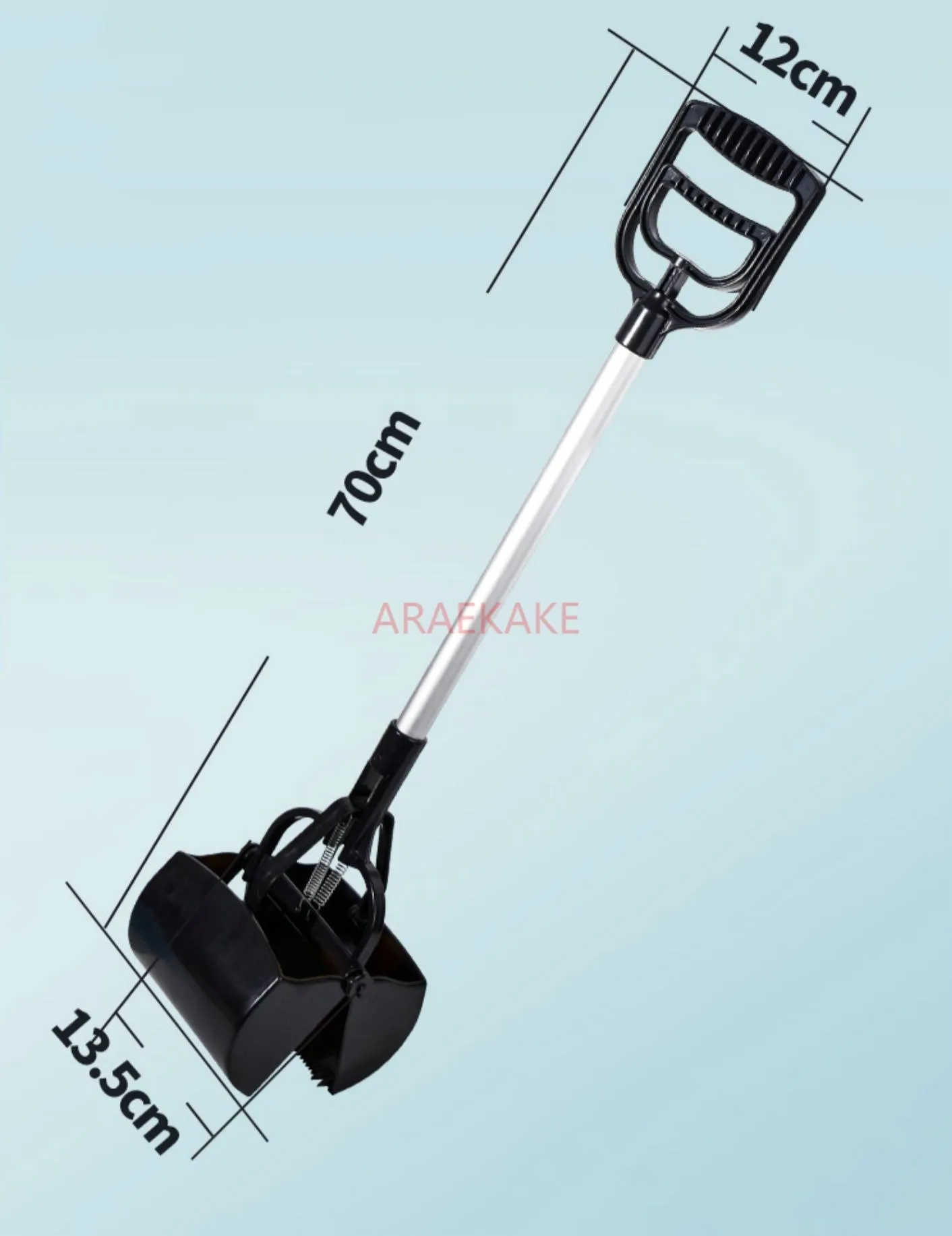 Dog poop scoop, dog toilet pick up, pet walking, dog poop pick up, and toilet supplies, clamp