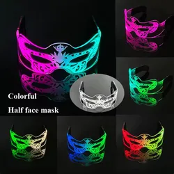 Luminous Futuristic LED Glasses for Cosplay and Rave Parties (B04)