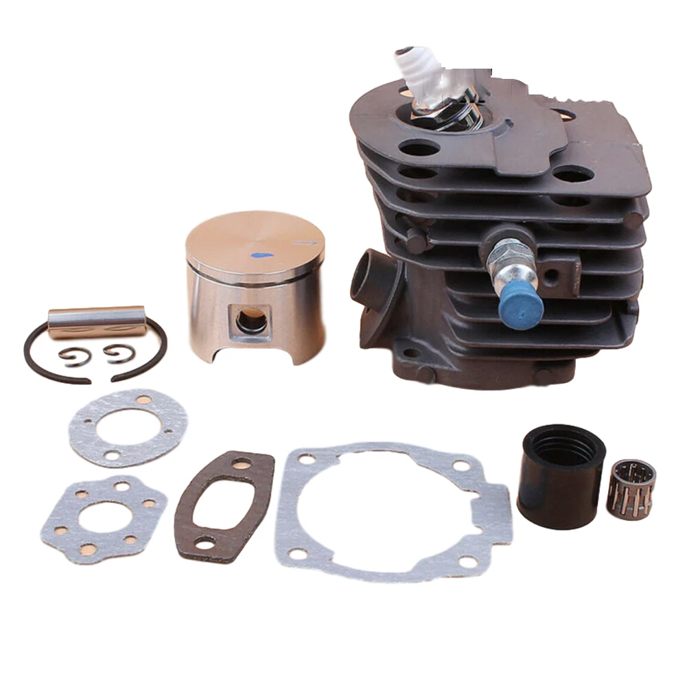 

Cylinder Piston Cylinder Head Piston Kit With Intake Fit For 50 51 55 55 Rancher Nikasil 46mm Chainsaw Parts & Accs