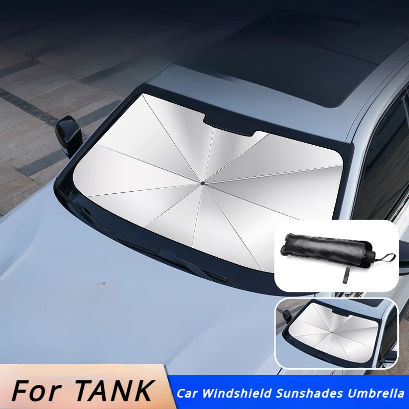 

Car Windshield SunShades Umbrella for TANK 300 500 Anti UV Protector Parasol Car Summer Sun Protection Front Window Sun Shade