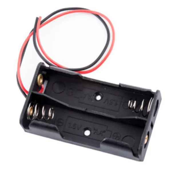 5 pièces 1 2 3 4 emplacements ports AA 2AA 3AA 4AA 1.5v 3v 4.5v 6v taille boîtier de rangement de batterie support de la boîte 3Xaa 2xaa aa avec fils h 3