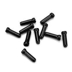 50-Pack Alloy Bike Cable End Caps for Brake and Shift Systems (50pcs Black)