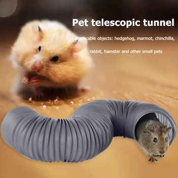 Small Animals Collapsible Tunnel Tubes for Rabbit Ferret Guinea Pig Hamster Toys 1