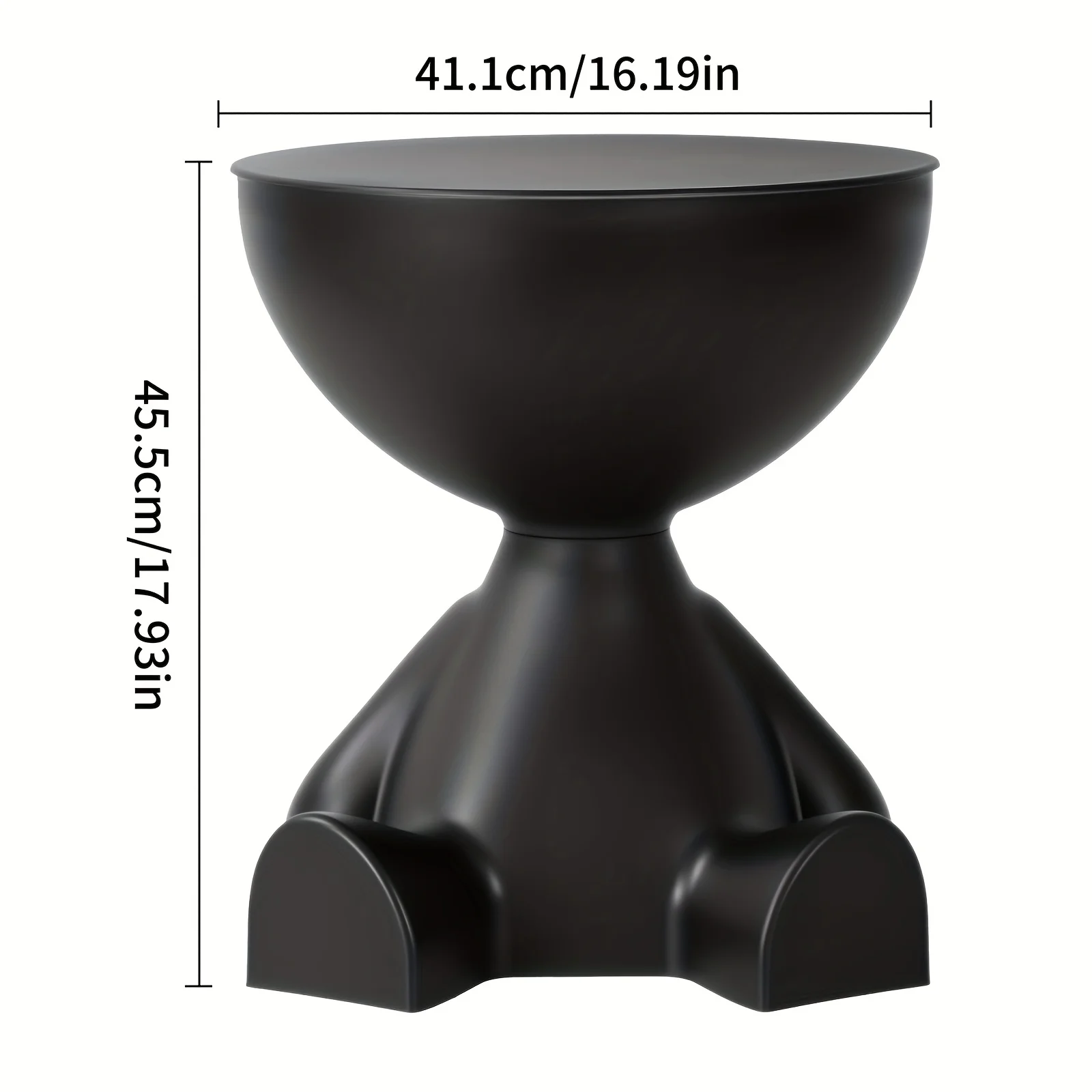 Bear-Shaped Bedside Table Bookshelf 3