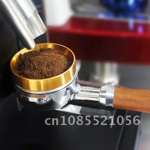 

Aluminum Coffee Distributor Handmade Coffee 51/53/58mm Espresso Dosing Funnel Ring Aluminum Coffeeware 1PCs Coffee Dosing Ring