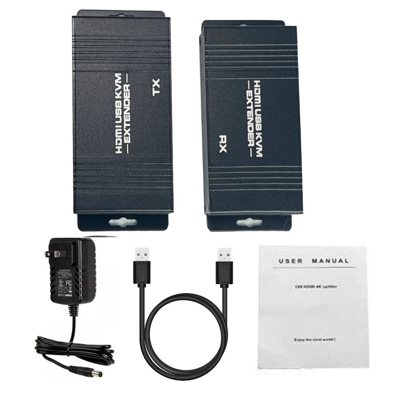 콺 Ű PC HDMI  ͽٴ ø, 60M HDMI KVM ͽٴ, ̴ Cat5e, 6 1080P ͽٴ, KVM USB POC ̺