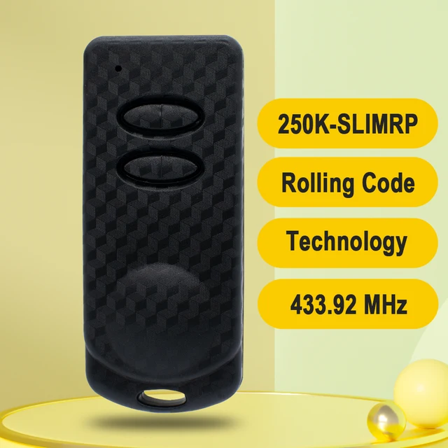 TAU 2/4Buttons 433mhz Garage Remote Control for TAU 250T-4RP 250K-SLIM 250K-SLIM RP 433.92MHz Rolling Code Gate Door Opener 2
