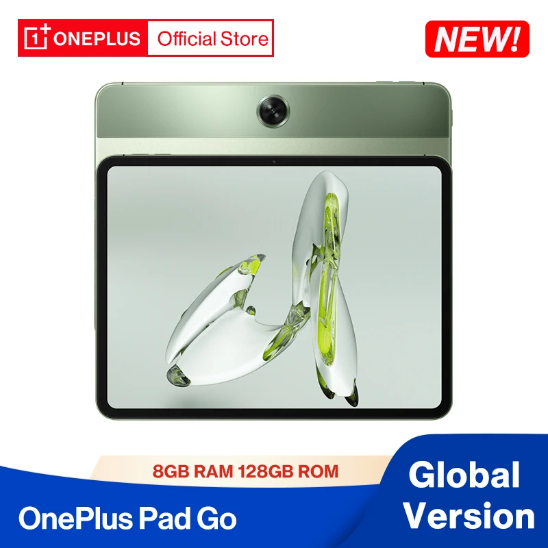 

World Premiere OnePlus Pad Go Tablet Global Version 2.4K Display 8000mAh Battery 33W SUPERVOOC Charge 1TB Expandable Storage