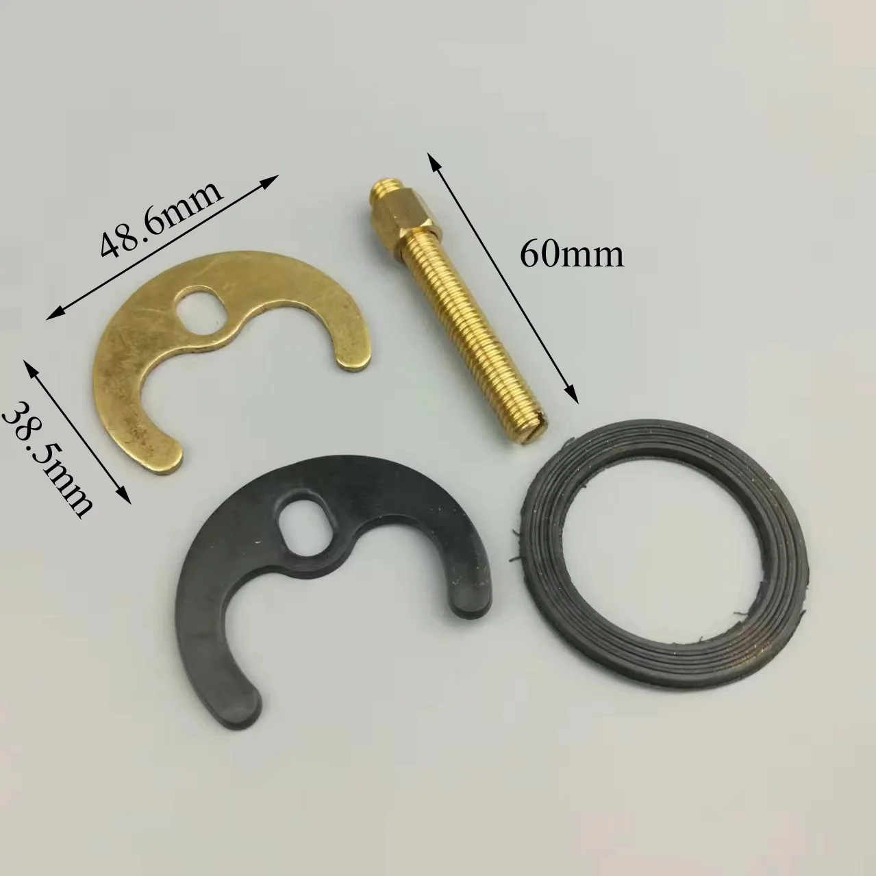 brass / stainless steel locking plate for basin faucet Horseshoe slices faucet base fixing parts