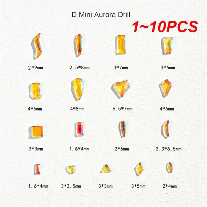 

Прочное маленькое плоское сверло специальной формы, легкое в использовании сверло Aurora для ногтей, кристально чистое многофункциональное