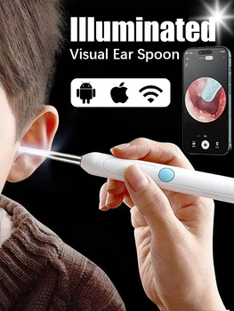 Generation-2,Visual Ear Wax Cleaner Camera Safe Earwax Removal Endoscope Ear Cleaning Tools Ear Care,Black,white styles,Hot sale