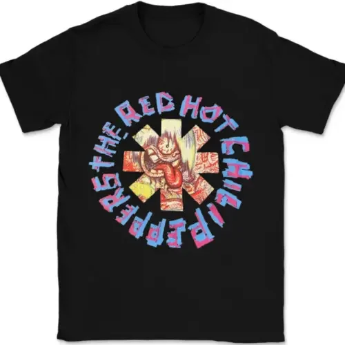La Maglietta Red Hot Chili Pepper Self Titled Cover Art Asterisk Maniche Lunghe O Corte