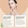Face Foundation Cream Oil Control Moisture Concealer Liquid Full Coverage Professional Make up Matte Face Base Cream Cosmetics 3