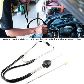 1pc Auto Cylinder Stethoscope, Mechanics Stethoscope Car Engine Block Diagnostic Automotive Engine Hearing Tool Car Detection 1