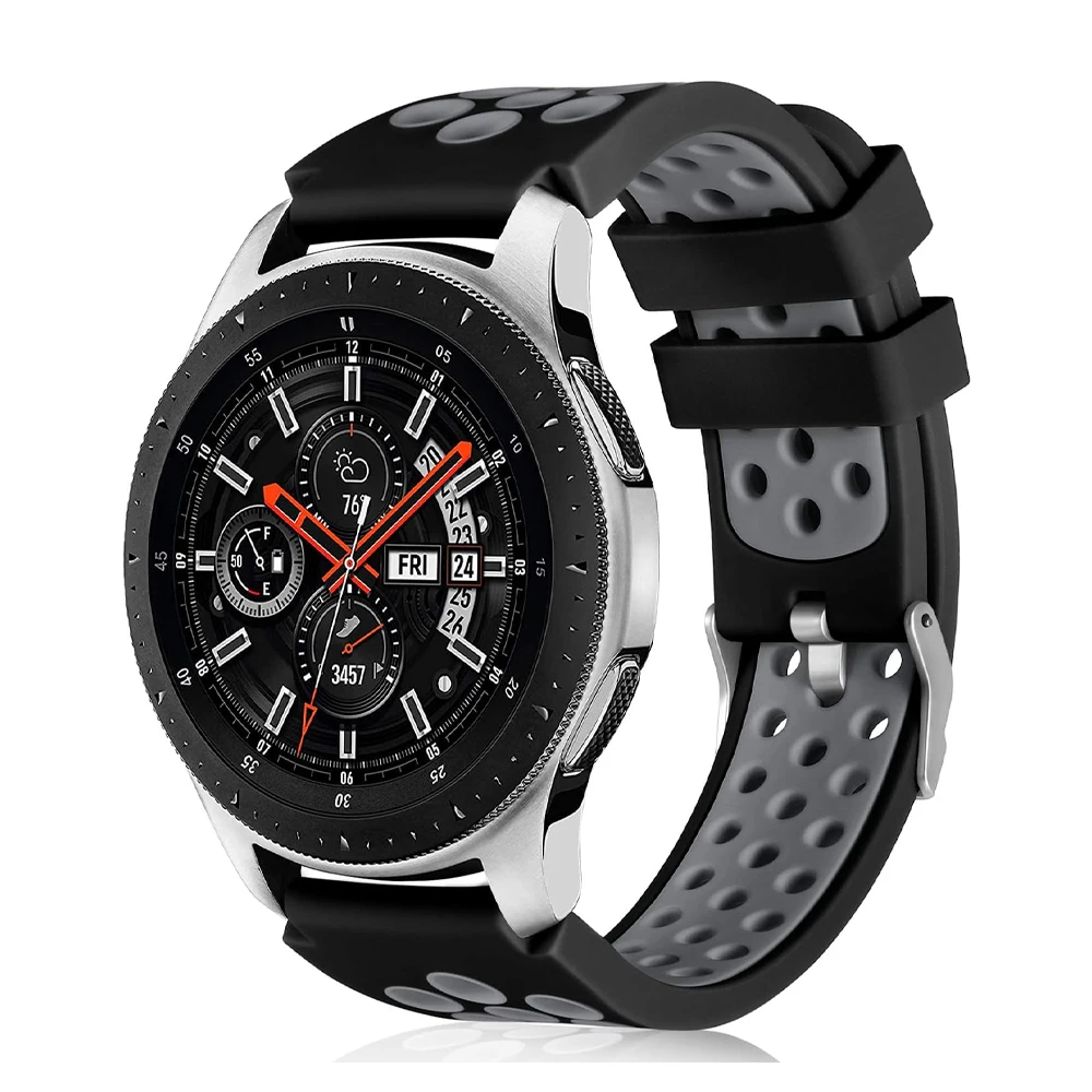 Universal 22mm Silicone Sport Strap