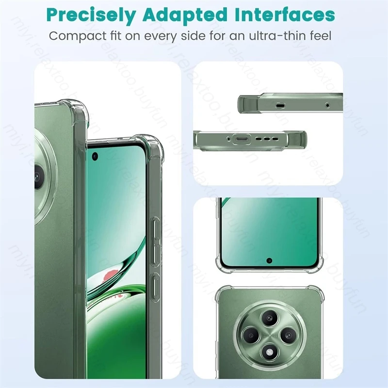 Clear Crystal TPU Soft Shockproof Phone Case