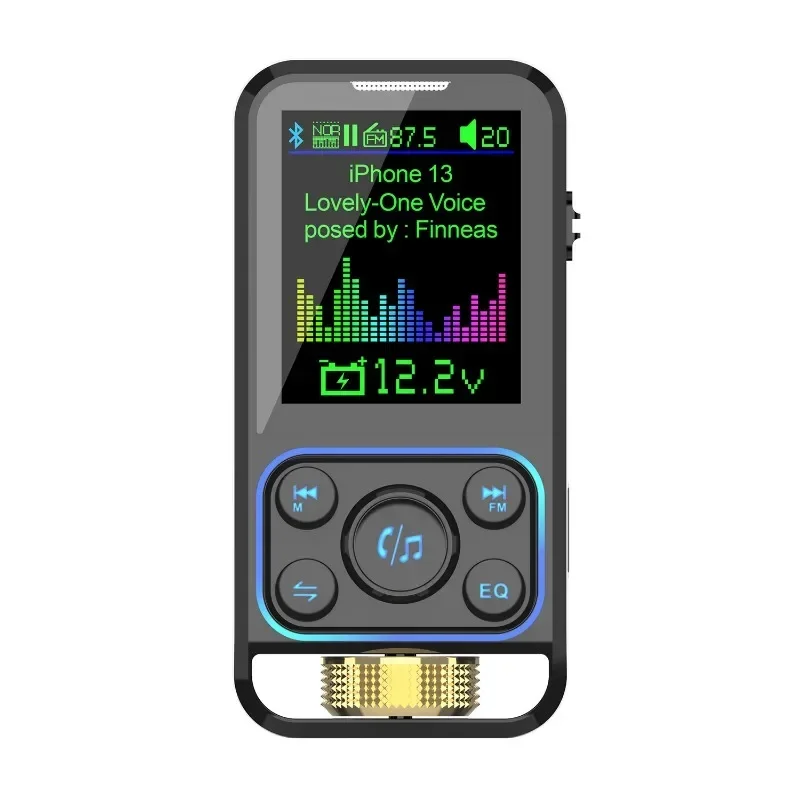 ÷ ÷  5.3 FM ۽ű  ڵ 12V- 24V FM  Mp3 ÷̾ ڵ ŰƮ,  QC3.0 