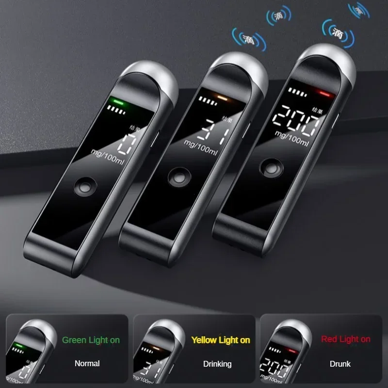 Breath Alcohol Tester Automatic Professional Rechargeable Breathalyzer Test Tools alcohol tester,breath alcohol tester