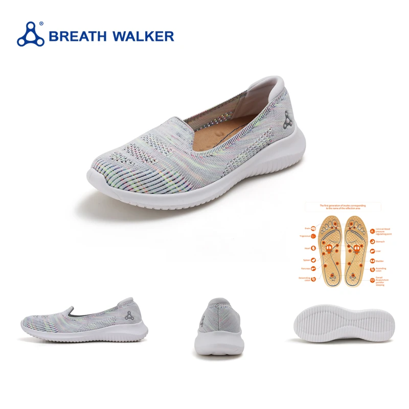 2022 Light Snakers Sport Summer Running Shoes for Women Luxury Brand High Quality Mesh Slip Massage Magnetic Health Care Shoes
