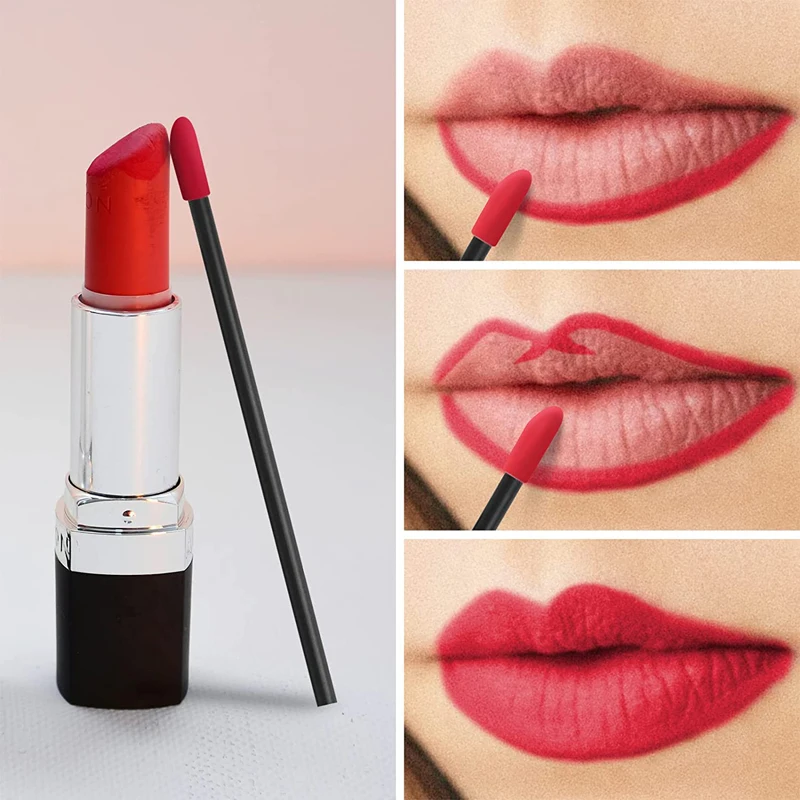 Lip Brush 500/1000PCS Lip Wands Applicators Disposable Lip Brush Lipstick Brush Gloss Applicator Wands Makeup Applicator Beauty Tool makeup brush,makeup tool
