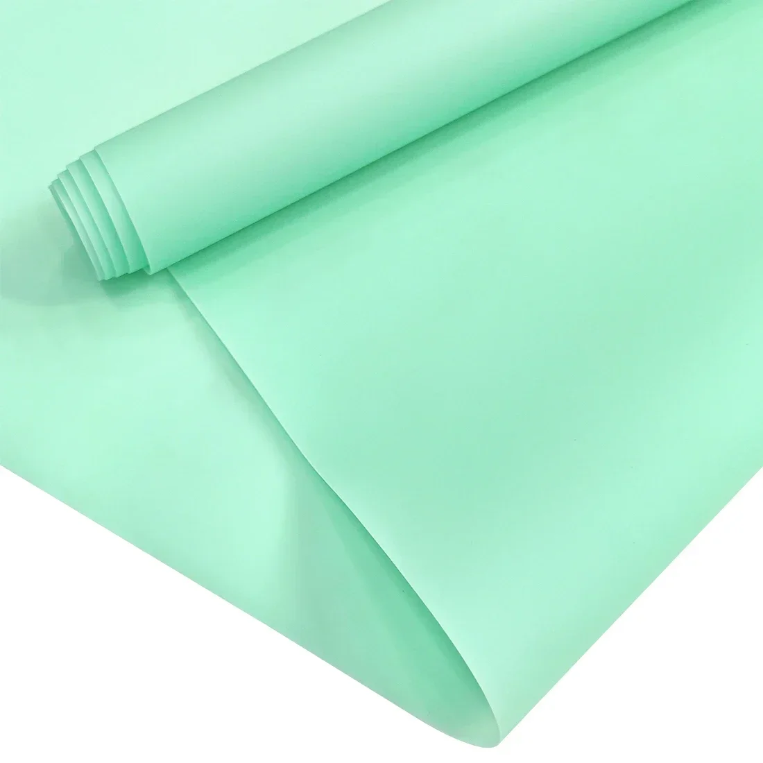 Jelly Frosted Solid Colored Translucent PVC Faux Leather Soft Vinyl Fabric Roll for Making Bag Shoe Garment DIY Accessories