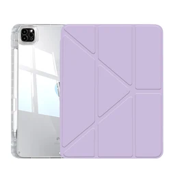Premium Tablet Case with Pencil Holder, Fits Multiple Sizes for iPad 10.2 7th8th9th (PURPLE)