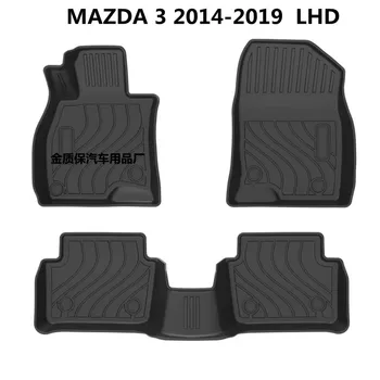 Utilizzare per 14-19 Mazda 3 tappetini per auto personalizzati Tappetino per auto per tutte le stagioni adatto per Mazda 3 tappetino per bagagliaio impermeabile Tappetini per auto Mazda 3