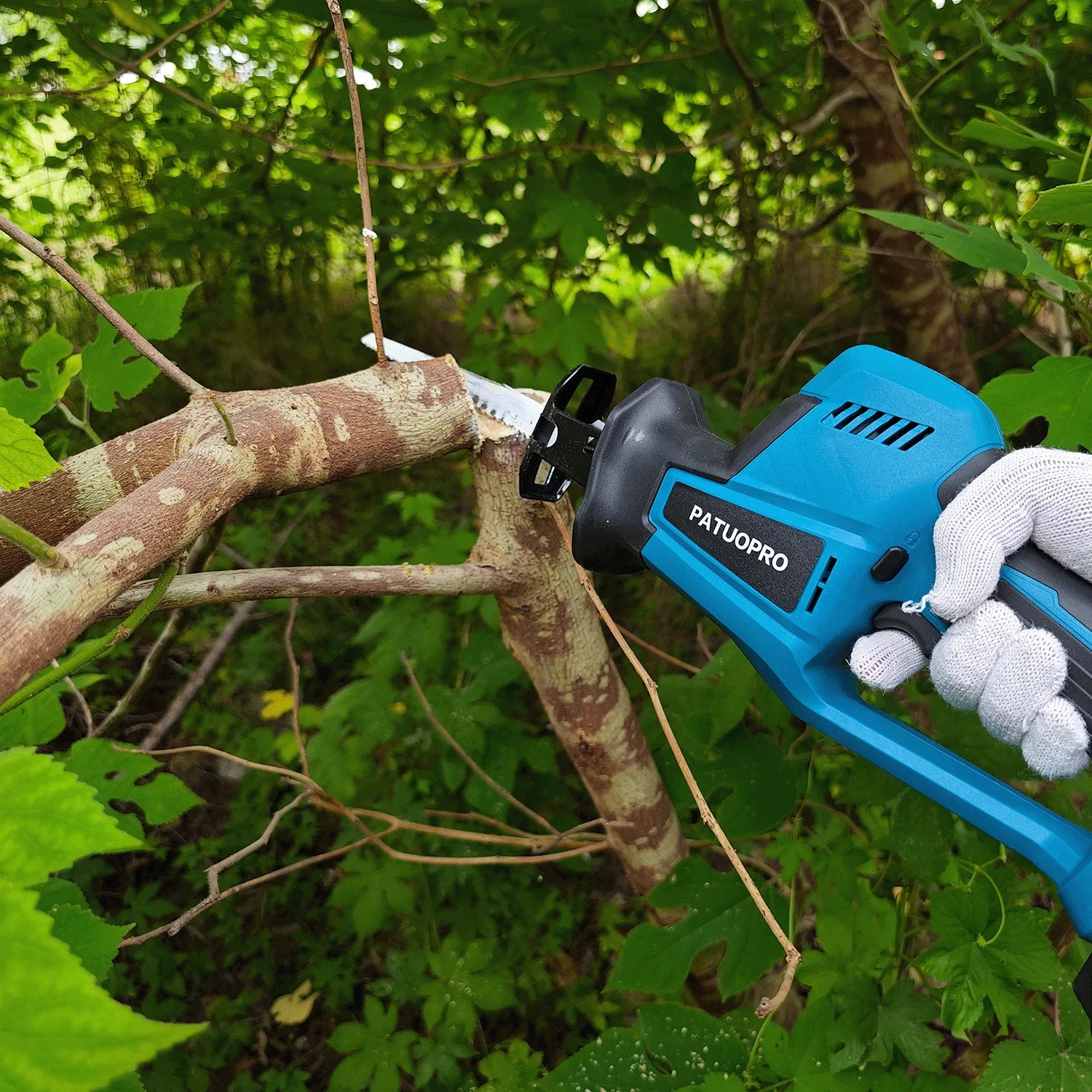 Cordless Brushless Reciprocating Saw Adjustable Speed Wood Metal Pipe Cutting Power Tool for Makita 18V Battery(No Battery) 5