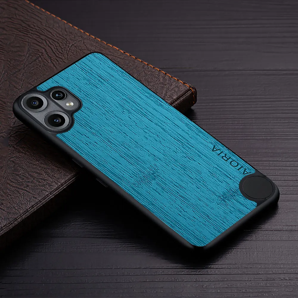 Luxury Bamboo Pattern Leather Phone Case - Premium Cover