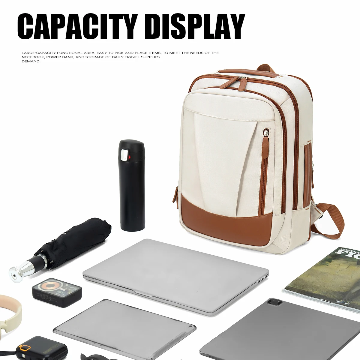 Backpack for Women 2025 New Simple Business Computer Backpack Outdoor Large Capacity Travel Bag Student School Bag for Boys