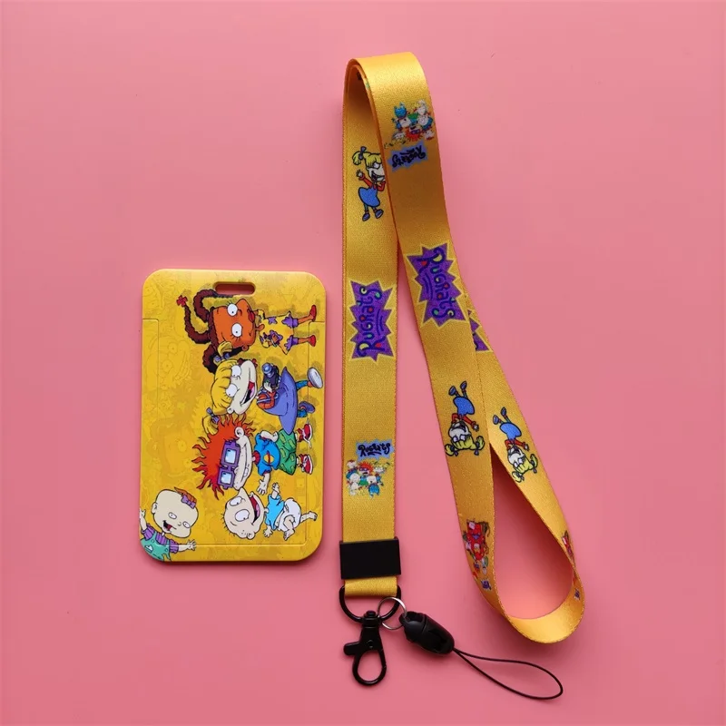 Cartoon Jungen Mädchen ID Kredit Bank Karte Halter Studenten Bus Karte Fall Lanyard Kind Besuchen Tür Identität Abzeichen Karten Abdeckung – Detail 15