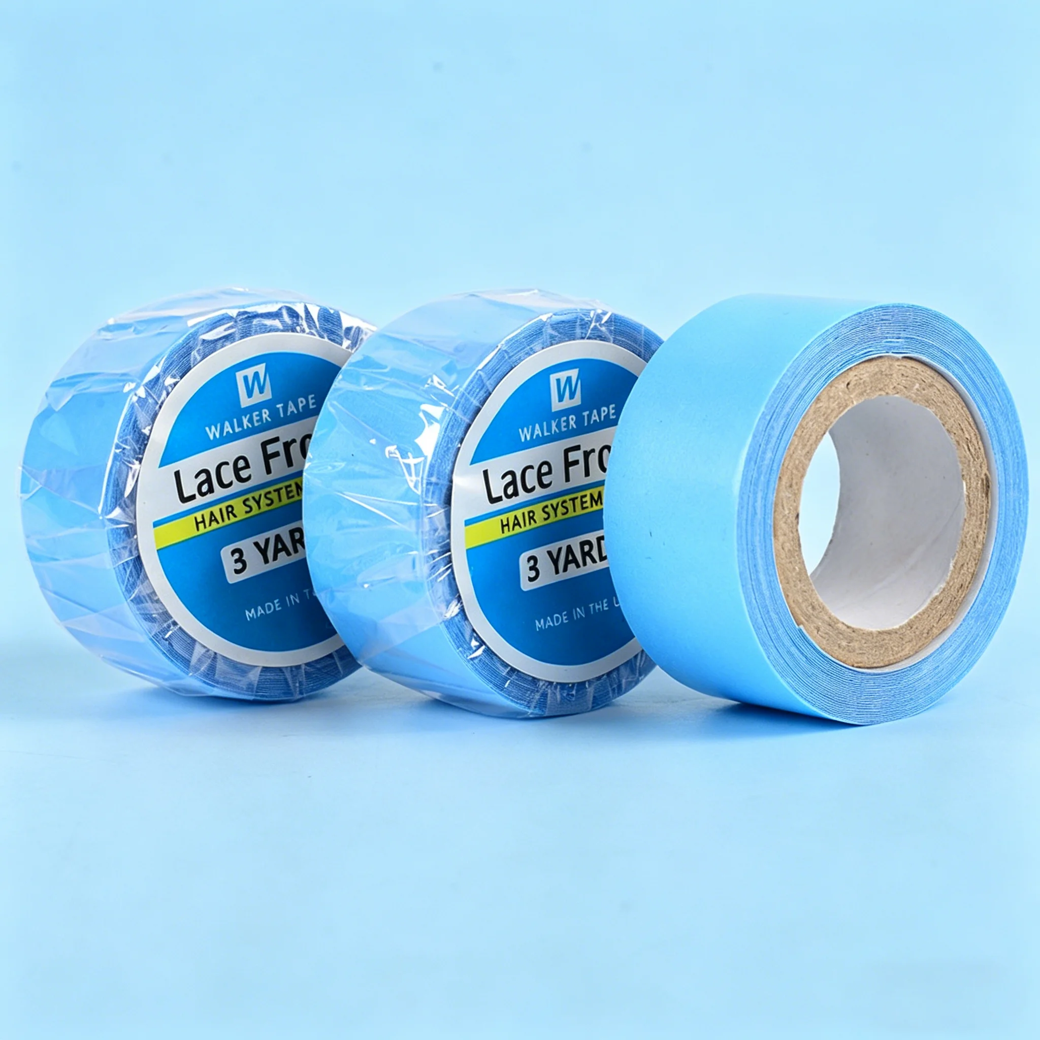 0.8cm/1.0cm/1.27cm/2cm/2.54cm 폭 워커 레이스 프론트 테이프 3야드 방수 강력 고정 테이프 (레이스 가발용)