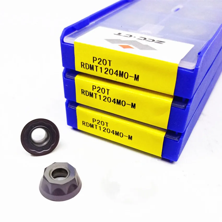 RDMT10T3MO-M P20T / RDMT1204MO-M P20T RDMT10T3 RDMT1204MO R5.0 R6.0 ZCC.CT CNC 카바이드 인서트 10개/박스
