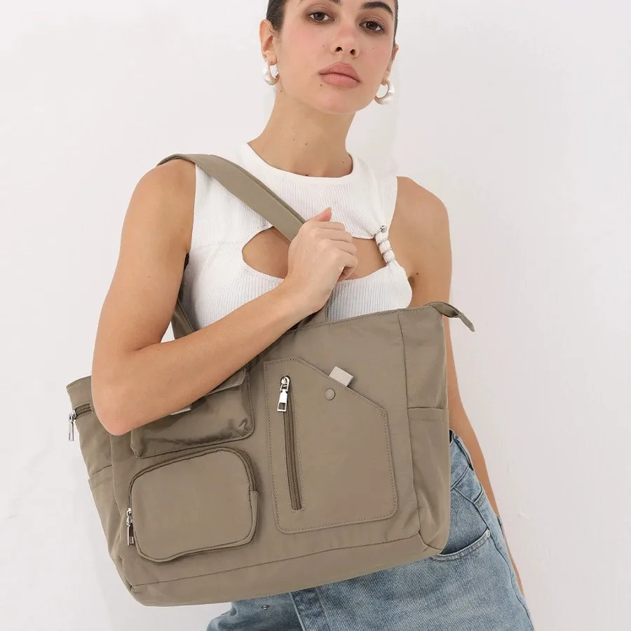 Women's Shoulder Bag High Quality Top-handle Bag Nylon Female Travel Bags Large Capacity Shopping Bags Crossbody Bag For Ladies