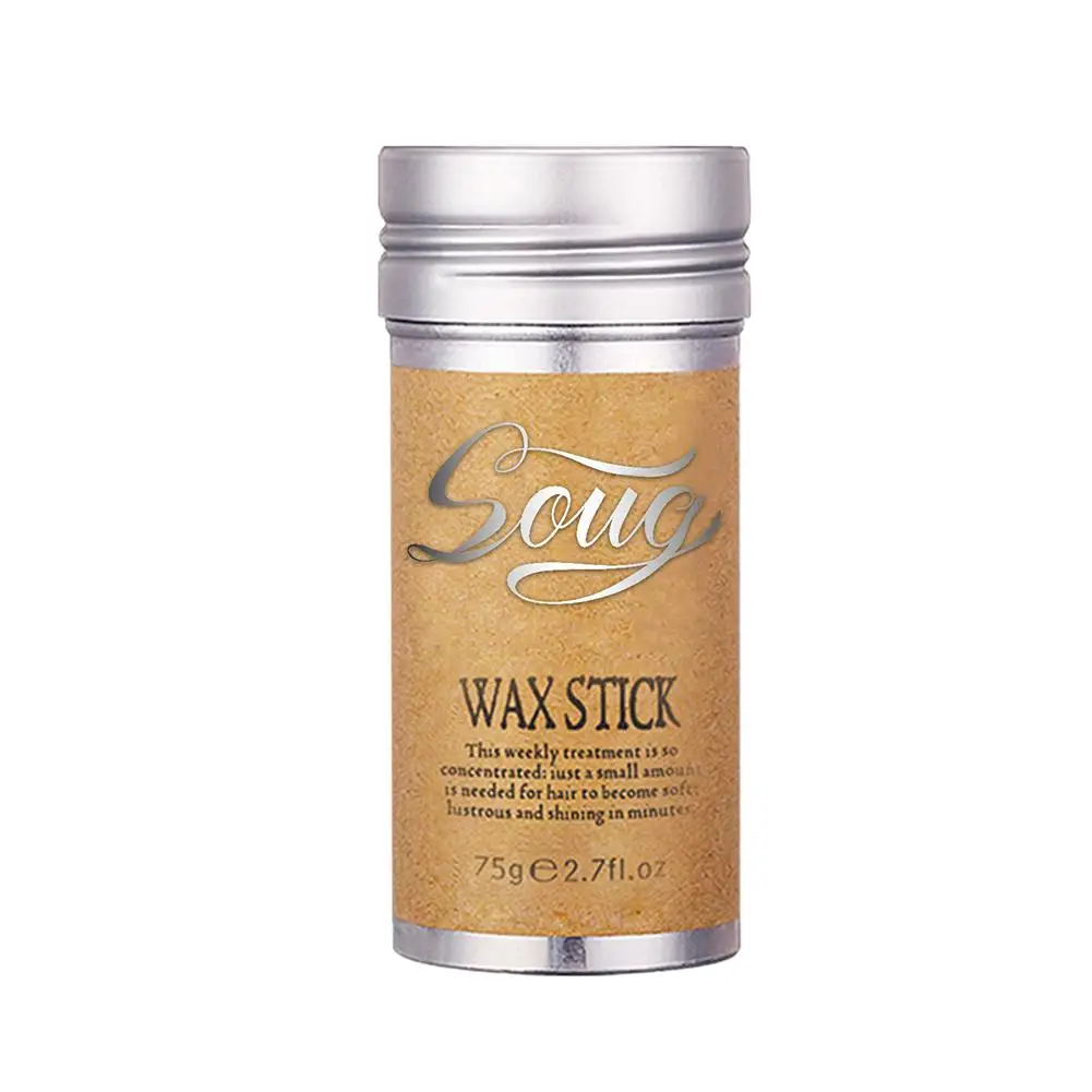 75g Broken Hair Artifact Hair Wax Stick Gel Cream Styling Men Fixed Wax Fluffy Women Stick Children And Frizz Sty K1g1