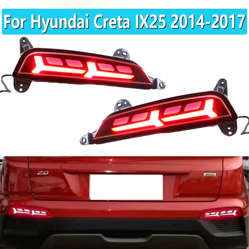 

1 пара, светоотражатель для Hyundai Creta IX25 2014 2015 2016