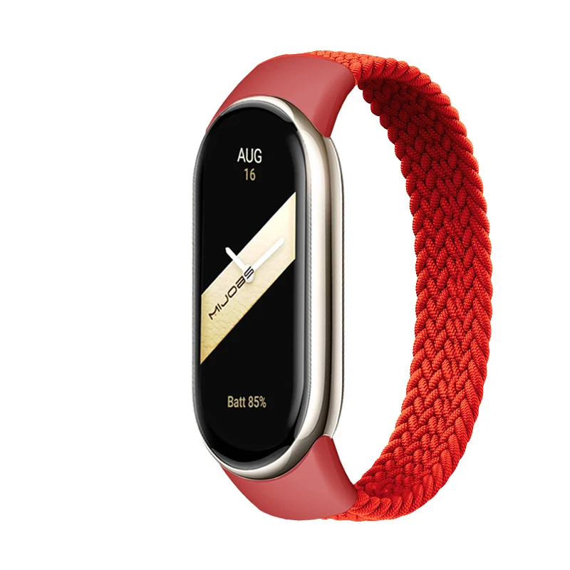 Geflochtene Solo-Schleife für Xiaomi Mi Band 9 8 Riemen Zubehör elastischen Armband Ersatz Smartwatch Correa Armband Miband 8 NFC – Detail 6