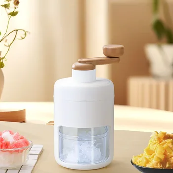 Household Manual Small Shaved Ice Machine Smoothie Hand-cranked Ice Machine Fruit Milkshake Smoothie Machine 1