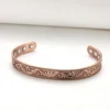 ARADOO Magnetic Copper Bracelets for Women Enhanced Strength Copper High Gauss Neodymium Magnetic Therapy Bangle 2