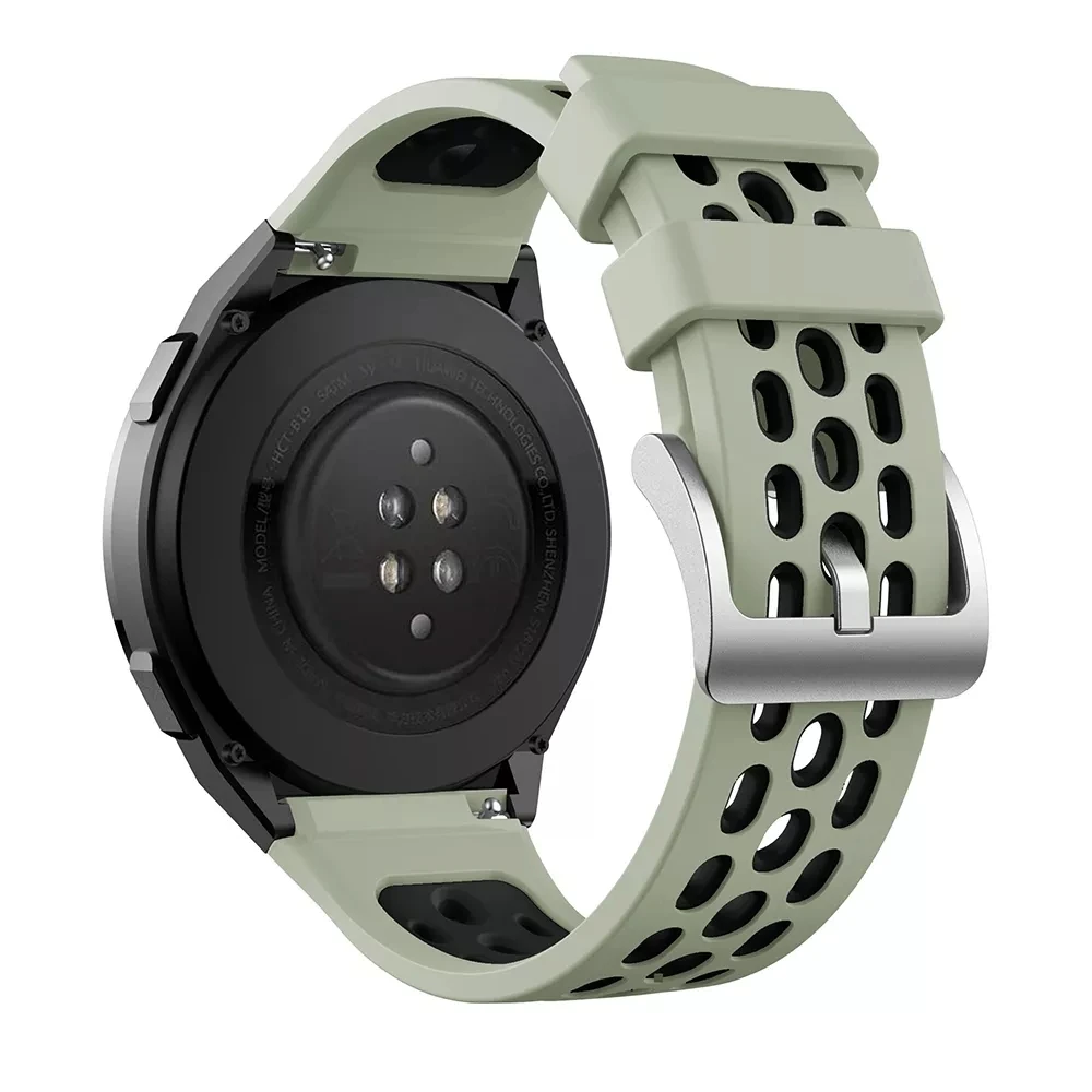 Sport Silicone Watchband Strap for Smartwatch - Original Replacement Bracelet Wristband, 22mm
