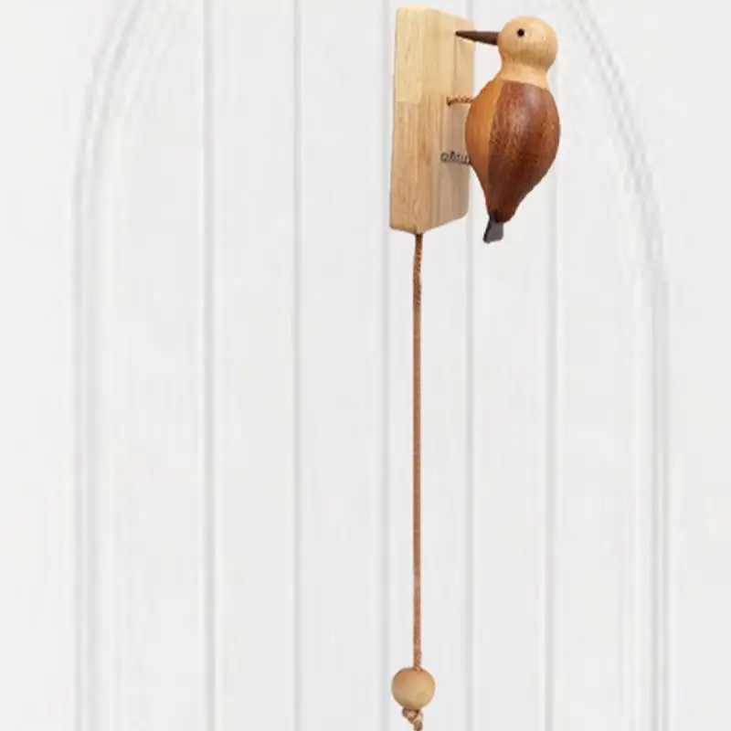 Woodpecker 문짝 노커, 딱따구리 모양의 문짝 노커, 골동품 문짝 노커, 아름답고 창의적이고 전면 진입, 수제 나무