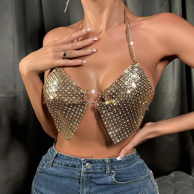 chain bralette top