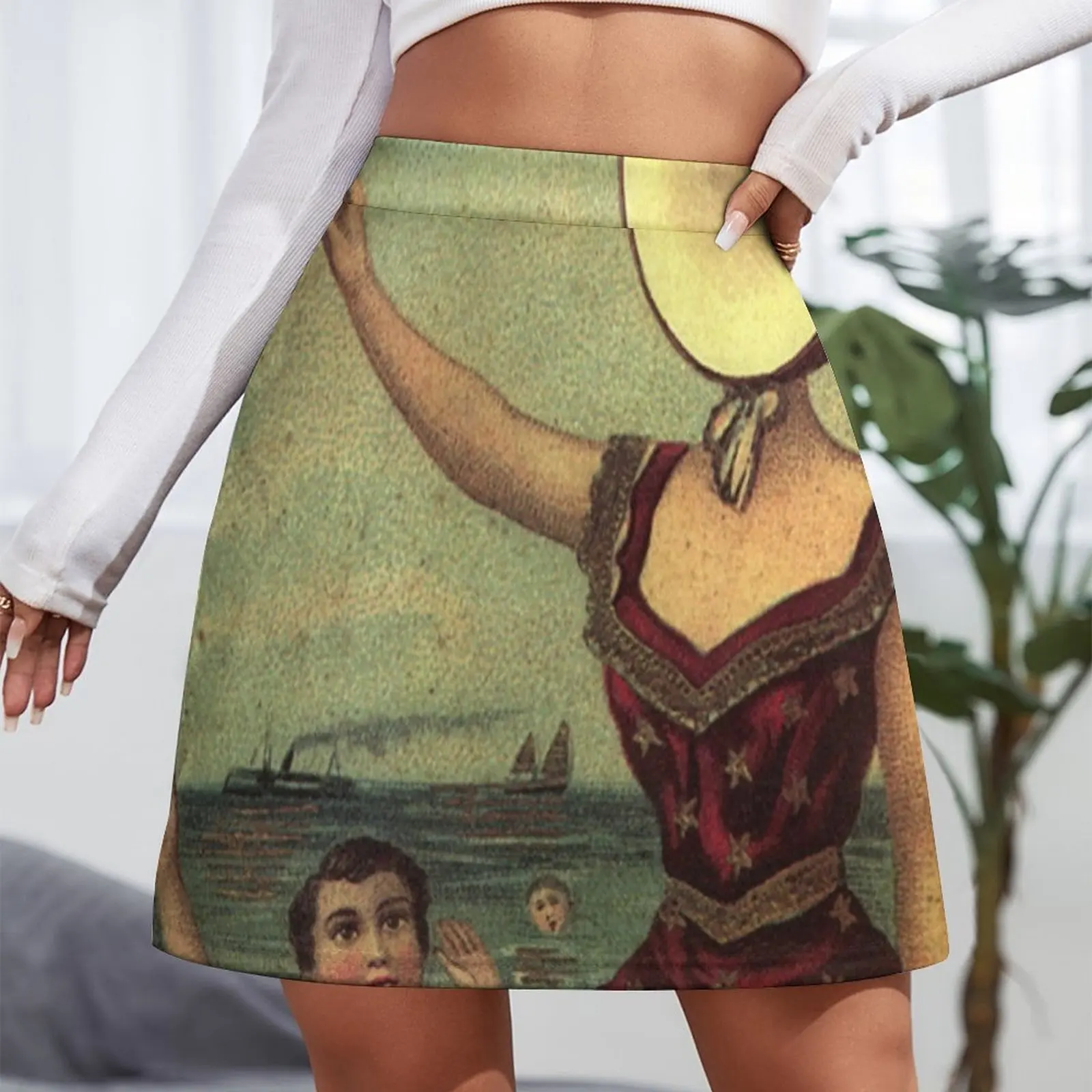 Neutral Milk Hotel Mini Skirt skirts for women 2024 clothes dresses for prom