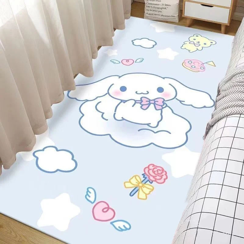 40-160cm Sanrio Cinnamoroll Imitation Cashmere Carpet Home Bedroom Bedside Blanket Decorative Carpet Dirt-resistant Loor Cushion 4